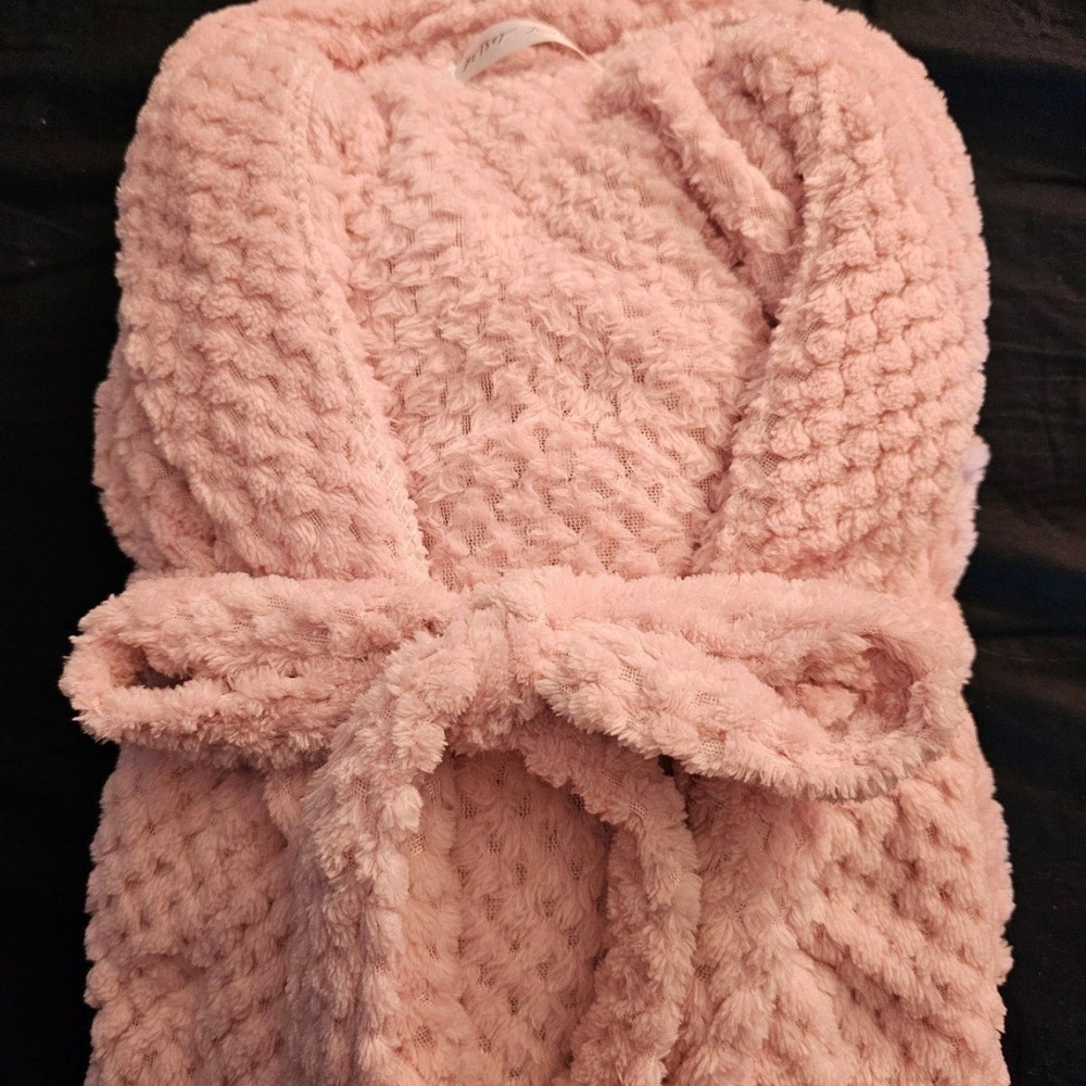 Betsey Johnson Soft Pink Kids Robe
